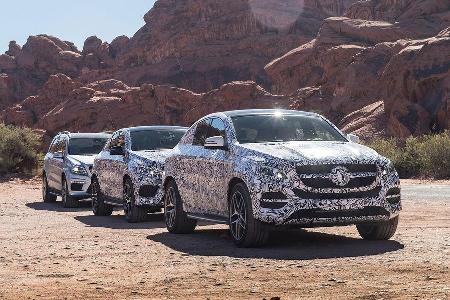 11/2014, Mercedes GLE Mitfahrt