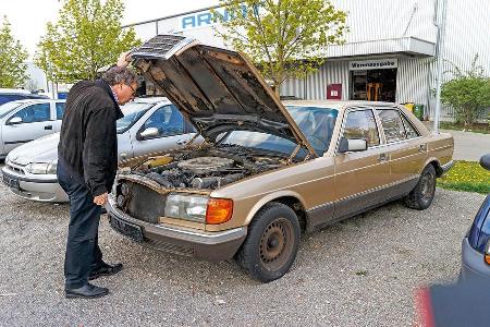 15 Youngtimer ab 798 Euro, Kiesplatz, Hndler, Impression