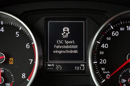 VW Polo GTI, Cockpit, Instrumente, Zusatzdisplay