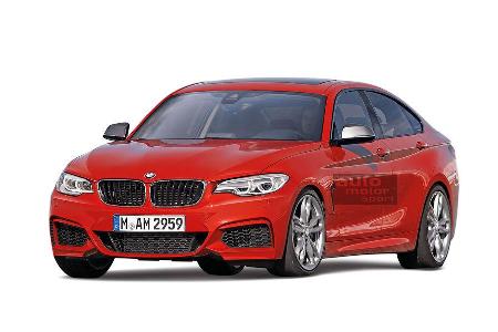 BMW 2er Gran Coupé Retusche