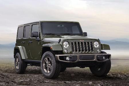 Jeep 75th Anniversary Special Edition Modelle
