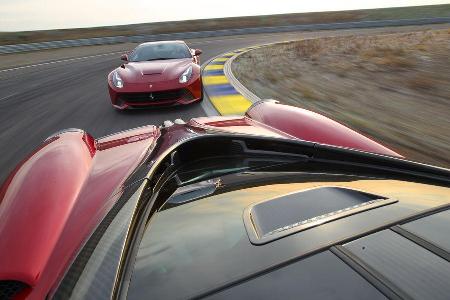 Pagani Huayra, Ferrari F12 Berlinetta, Streckenbild