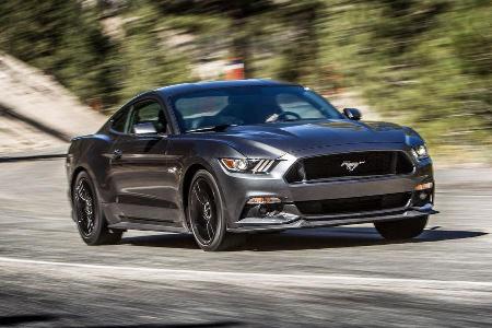Ford Mustang 5.0 V8, Frontansicht
