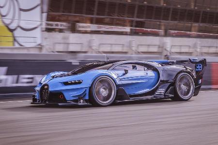 Bugatti Vision Gran Turismo, Fahreindrcke