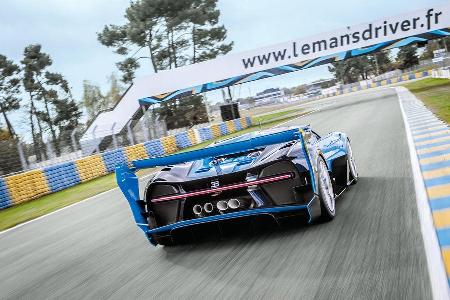 Bugatti Vision Gran Turismo, Fahreindrcke