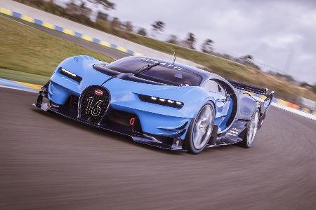 Bugatti Vision Gran Turismo, Fahreindrcke