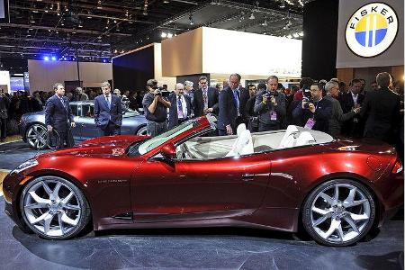 Der Karma S trägt ein faltbares Hardtop.