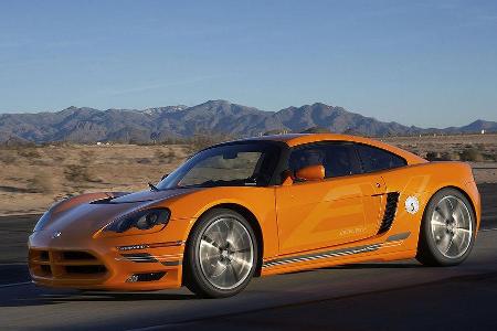 Auf der Detroit Auto Show zeigt Dodge mit dem Circuit EV einen reinen Elektrosportwagen.