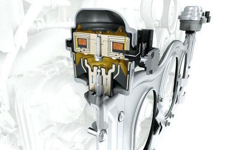 Die neuartige dynamische Motorlagerung PADM (Porsche Active Drivetrain Mount) erkennt rennmäßige Fahrweise und verhärtet die...