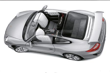 Serienmäßig ist das Porsche Side Impact Protection System (POSIP) mit Seiten-Airbags, Thorax-Airbags und Kopf-Airbags integr...