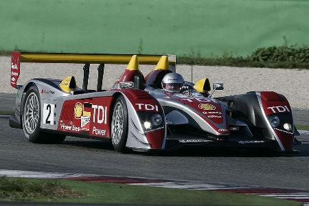 Die Probefahrt im Audi R10 TDI währte nur zwei fliegende Runden lang.