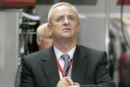 Konzerncef Martin Winterkorn erwaretet natürlich nichts weniger als Siege - und dies möglichst in jedem Meisterschaftslauf.