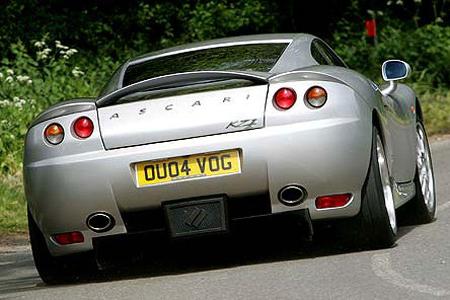 Ascari KZ1: 507 PS, 500 Nm, Top-Speed 320 km/h, 0 - 100 in 3,7 sek.