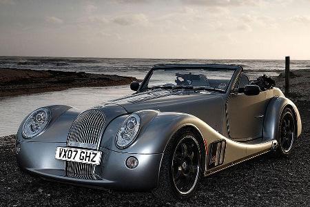 Morgan Aero 8: PS, 850 Nm, Top-Speed 360 km/h, 0 - 100 in 3,0 sek.