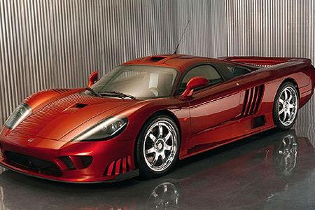 Saleen S7 Twin Turbo: 760 PS, 948 Nm, Top-Speed 380 km/h, 0 - 100 in 2,8 sek.