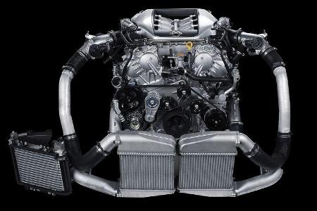 Mit einem Hubraum von 3,8-Litern entwickelt der V6-Motor für Europa 485 PS.