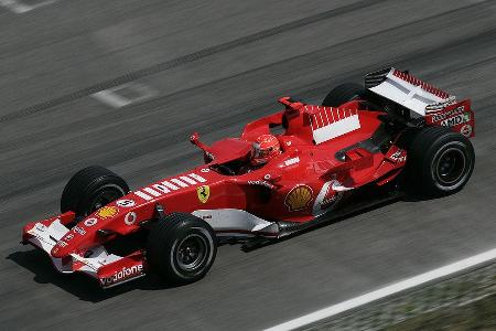 Nur Ferrari ist seit 1950 in jedem Jahr dabei gewesen.