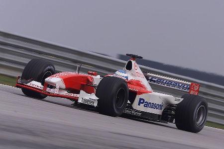 Das zweite japanische Werksteam von Toyota stieg 2002 in die Formel 1 ein.