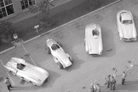 Nach einem kurzen Auftritt beendete Mercedes seine Rennaktivitäten 1955.
