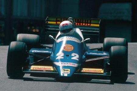 Christian Danner fuhr in der letzten Saison 1986 im Osella Alfa Romeo.