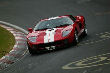 Mit 11,9 s auf Tempo 200 belegt der Ford GT den letzten Platz der sport auto-Top25.