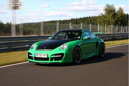 Genauso schnell beschleunigte der Techart GTstreet beim Supertest.