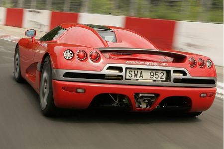 Platz drei geht nach Schweden. Im Rahmen des Supertest zeigte der 806 PS starke Koenigsegg CCR ...