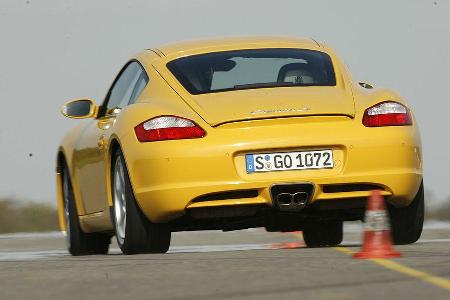 Der Porsche Cayman S steht seinem größeren Bruder - dem 911er - in nichts nach.