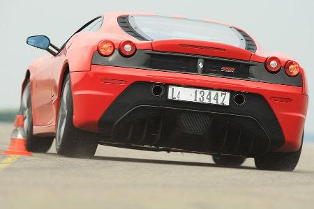 Der Ferrari 430 Scuderia ist einer der Probanten.