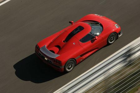 ... nominell ist der schwedische Koenigsegg CCR das stärkste und schnellste Fahrzeug, das je zum Supertest antrat.