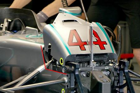 Mercedes - Chassis-Trick - F1-Technik - Formel 1 2016