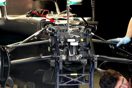 Mercedes - Chassis-Trick - F1-Technik - Formel 1 2016