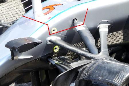 Mercedes - Chassis-Trick - F1-Technik - Formel 1 2016