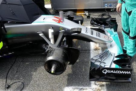 Mercedes - Chassis-Trick - F1-Technik - Formel 1 2016