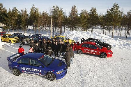 sport auto und Mitsubishi veranstalten Anfang 2009 erneut zwei Termine für sport auto-Leser.