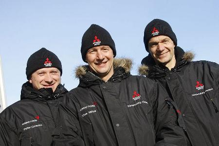 Die Rallye-Profis Peter Corazza, Uwe Nittel und Wolfgang Weber geben ihr Wissen aus dem Rallyesport gern weiter.