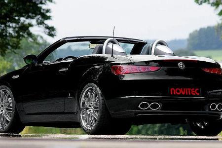 Pneus in der Größe 255/30 zieht der Tuner dem Alfa Romeo auf.