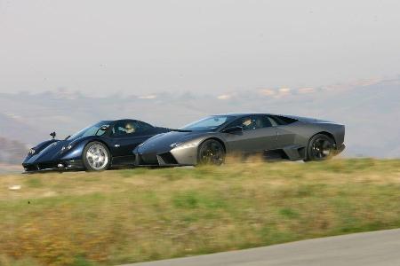 Mit 1,2 Millionen Euro ist der Reventon mehr als doppelt so teuer wie der Zonda.