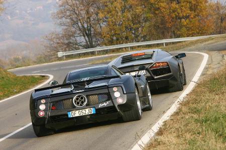 ... erinnert der Pagani Zonda F an einen Gruppe C Sportwagen.