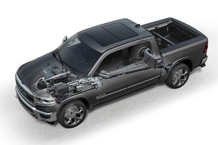 2019 Ram 1500 with 3.6-liter eTorque powertrain