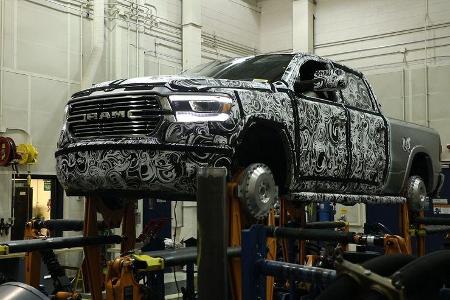 2019 Ram 1500 durability testing on-the-road test simulator