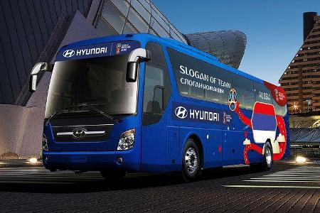 Hyundai Fußball WM Busse 2018 Weltmeisterschaft