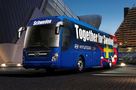Hyundai WM-Busse Slogan Schweden