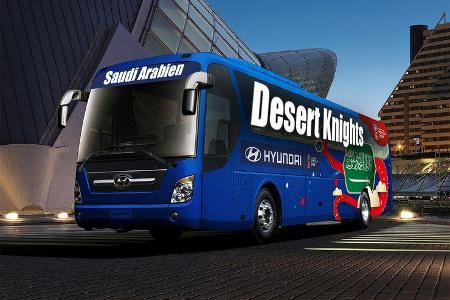 Hyundai WM-Busse Slogan Saudi Arabien