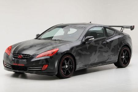 Der langjährige Hyundai-Tuner Shawn Williams hat sich für das Modell seiner Firma Street Concepts bei einem Kampfjet inspiri...