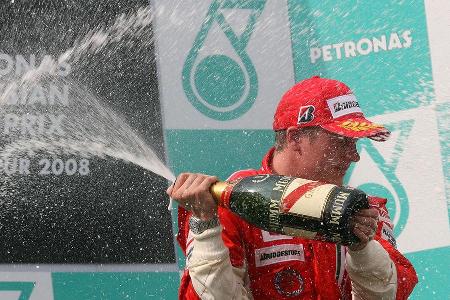 Nutznießer war der Weltmeister des Vorjahres Kimi Räikkönen.