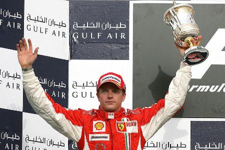 Räikkönen sorgte für einen Doppelerfolg der Scuderia.