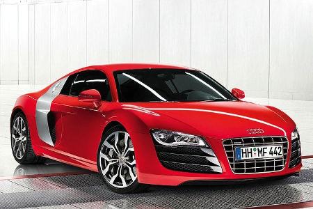 Der R8 V10 FSI leistet 525 PS.