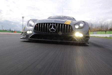 Mercedes-AMG GT3, Tracktest, Frontansicht