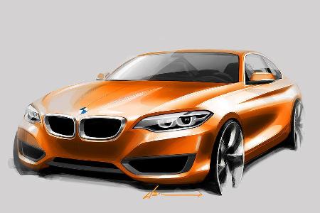 BMW 2er Coup, Zeichnung